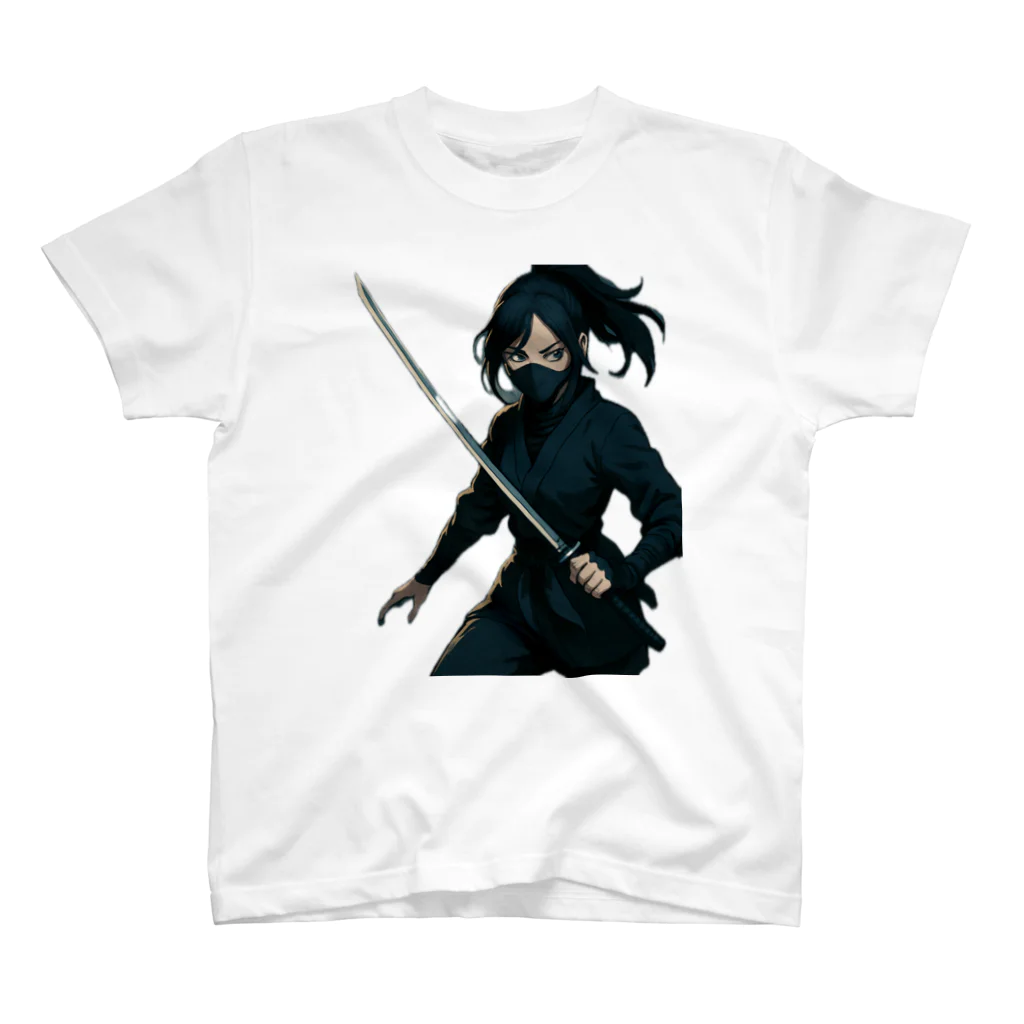 oto_jpのNinja Girl T-Shirt 女忍者Tシャツ Regular Fit T-Shirt