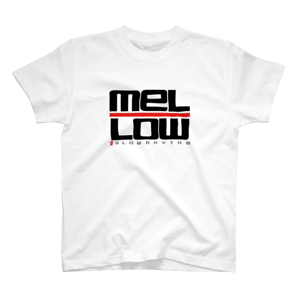 Fewrew フューリューのMellow In Slow Rhythm スタンダードTシャツ