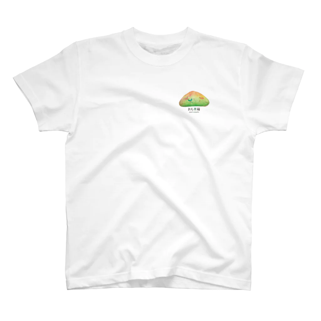 happy lifeの【演劇パフォーマンス集団 おも茶箱】オリジナルキャラクター もちゃ【ワンポイント】 Regular Fit T-Shirt