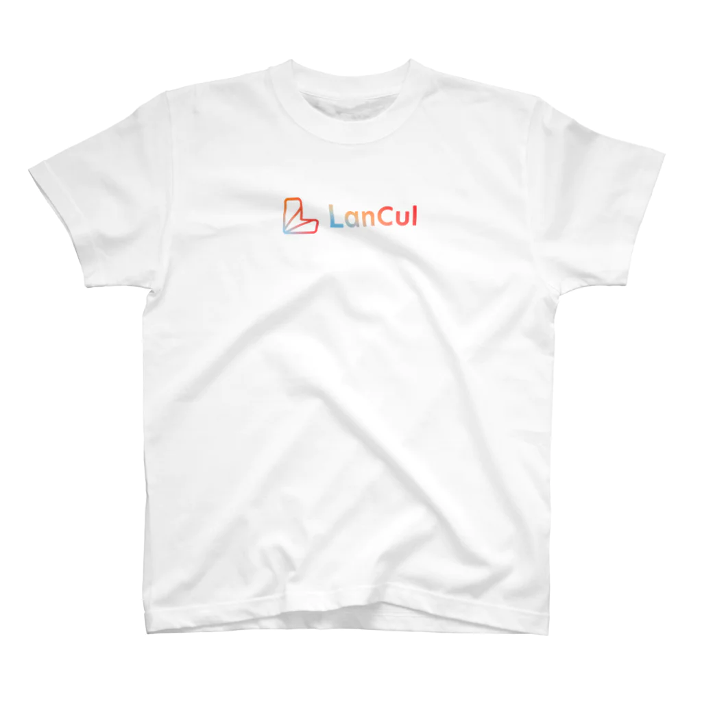 LanCul英会話のLanCulグッズ(ロゴ赤) Regular Fit T-Shirt