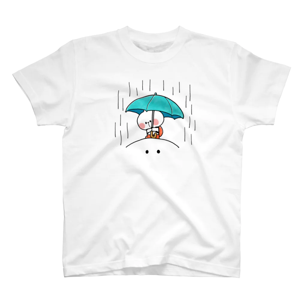 AKIRAMBOWのSpoiled Rabbit Umbrella / あまえんぼうさちゃん かさ Regular Fit T-Shirt