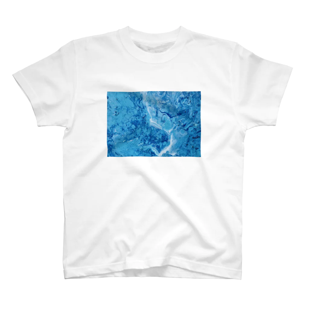 抽象画 A.S Galleryの海＿A.S Gallery スタンダードTシャツ