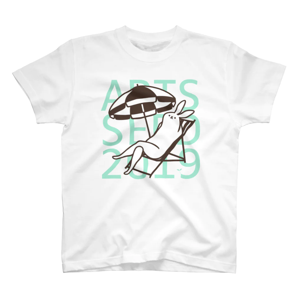 ARTS SEED OKITAMA 2019のASO2019×タドリ 美脚うさぎバカンス Regular Fit T-Shirt