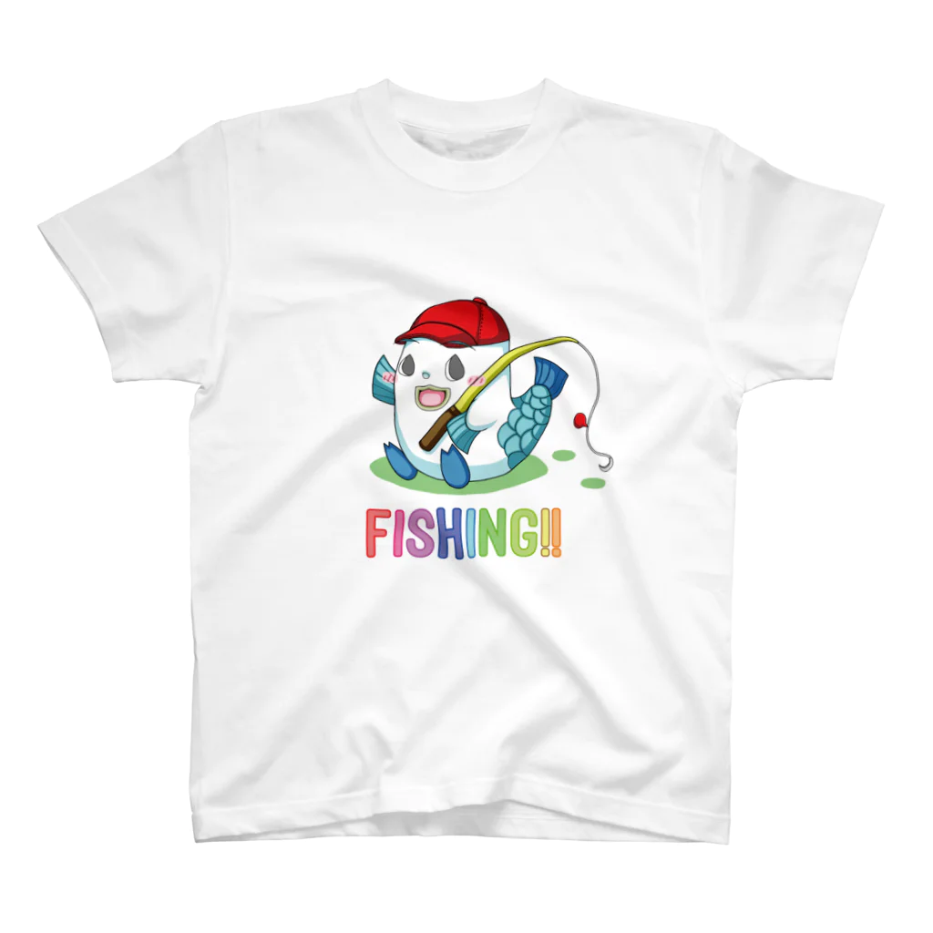 海豹堂のFISHING!!やまろん スタンダードTシャツ