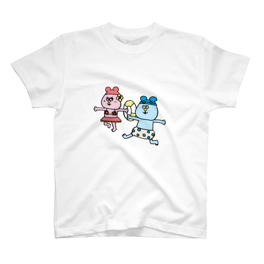 【Yuwiiの店】ゆぅぅぃーのねんたん&ねみこちゃん スタンダードTシャツ