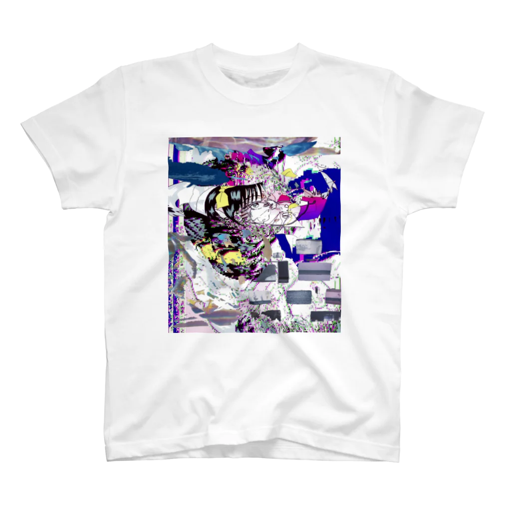 お茶の間デジタルKIDSのにゅう麺 Regular Fit T-Shirt