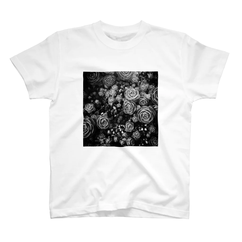 ぽっか屋の子持ち蓮華 多肉植物 スタンダードTシャツ