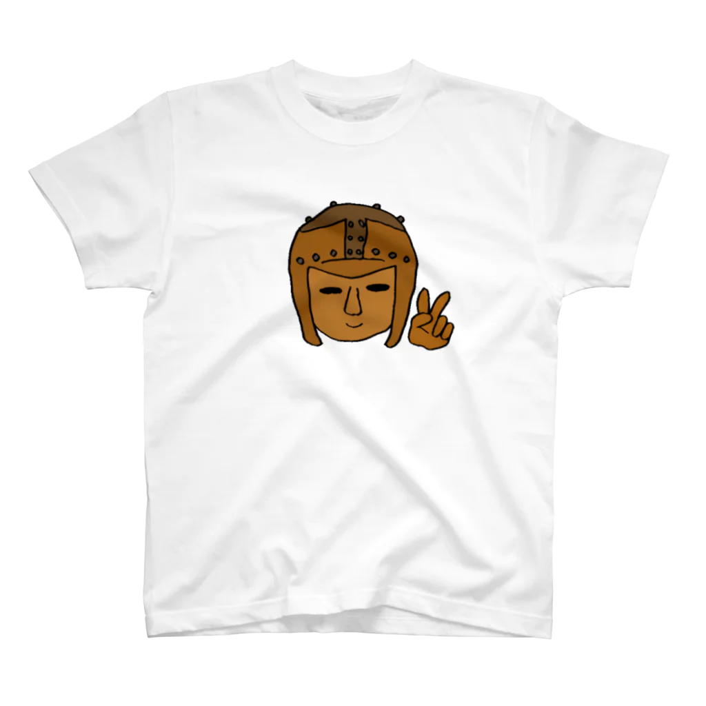 のんぼうLINEスタンプのピース埴輪 Regular Fit T-Shirt