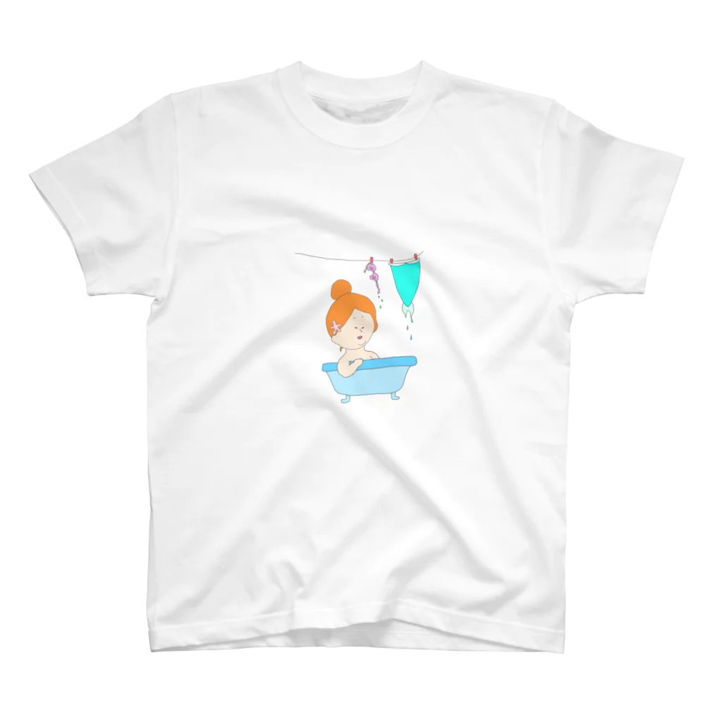 mayumilkyの人魚姫のバスタイム スタンダードTシャツ