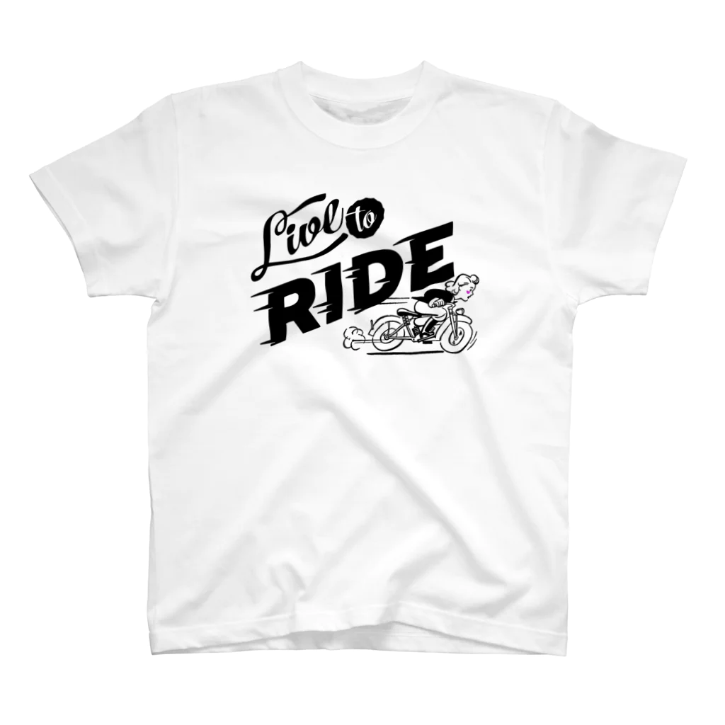 JOKERS FACTORYのLIVE TO RIDE スタンダードTシャツ