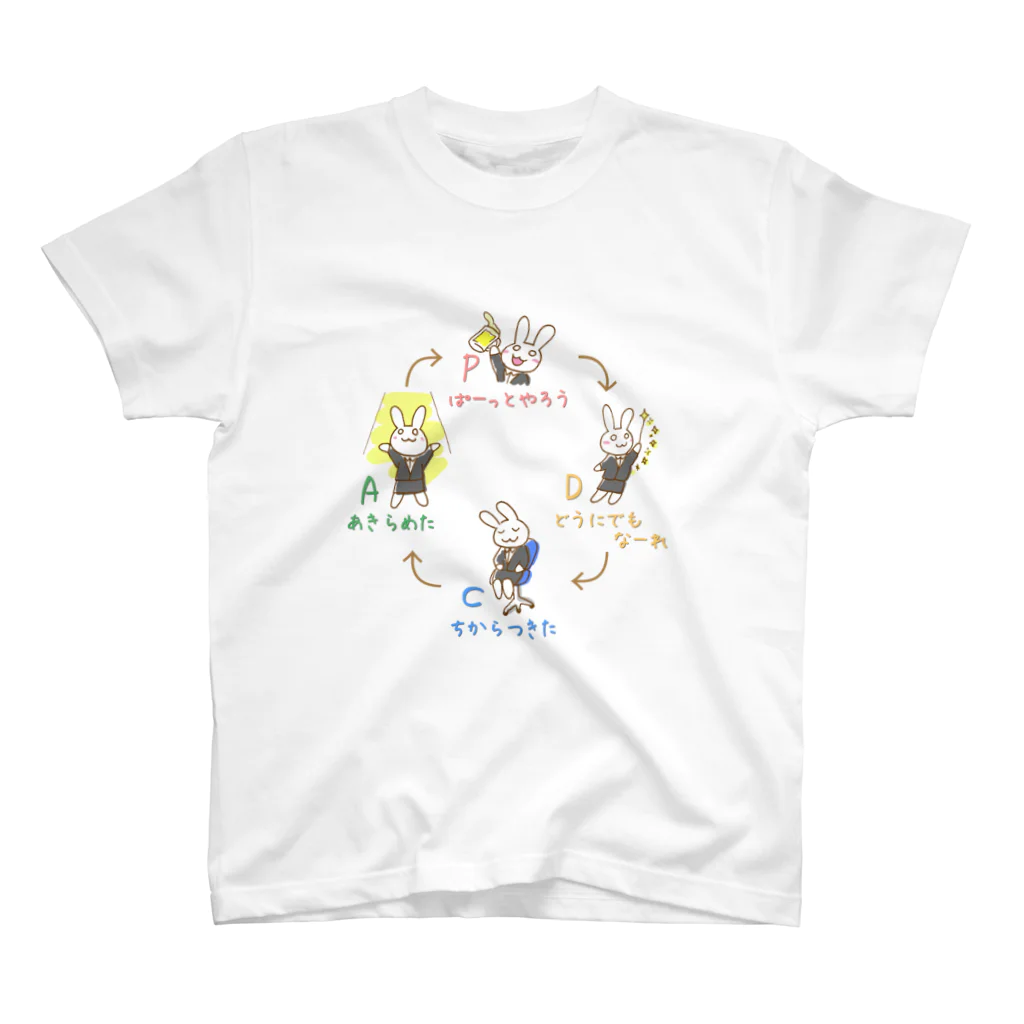 倉戸みとのPDCAサイクル（はたらかない） スタンダードTシャツ