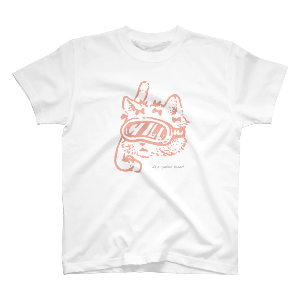 恐竜と猫の夏のおニャウさん（２） Regular Fit T-Shirt