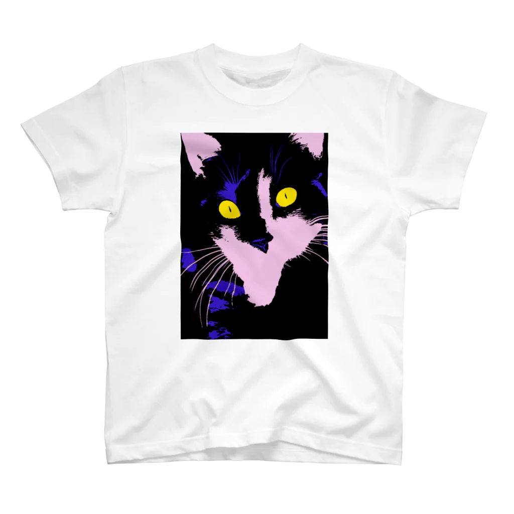 シマモリ タカコの夢中な猫様  スタンダードTシャツ