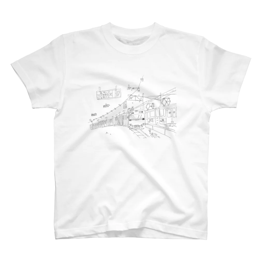 nijiiro records*の田町くわ（タテ） スタンダードTシャツ