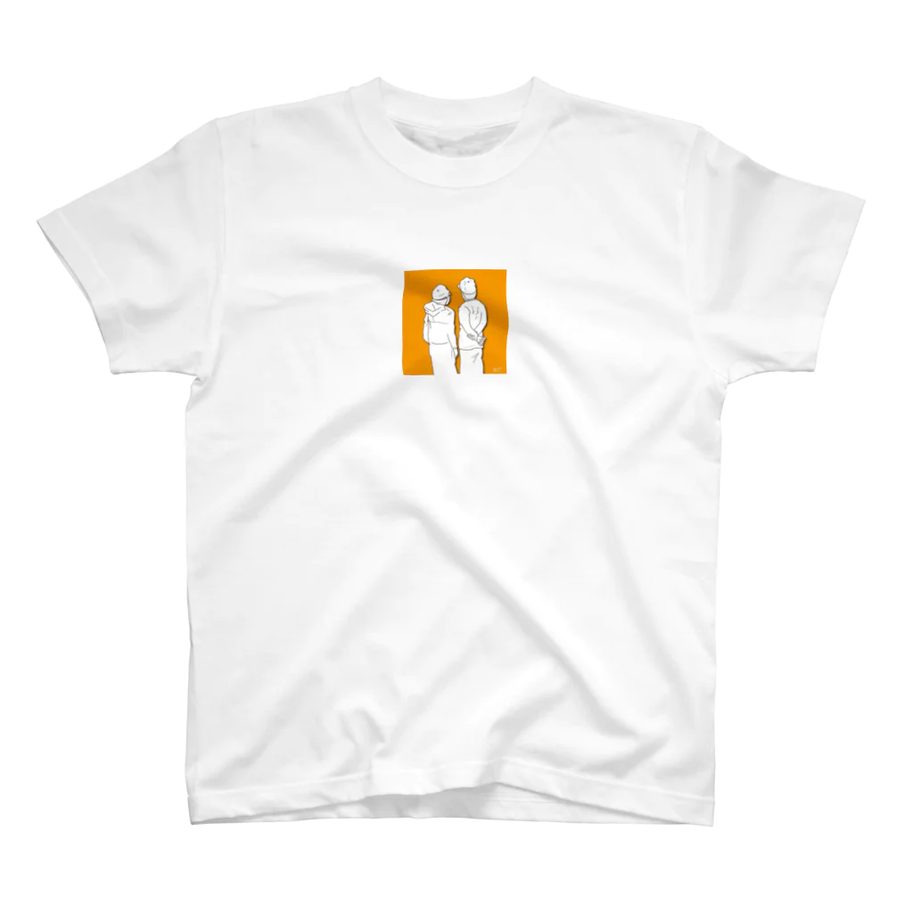 ハッシー/グラフィックデザイナーのおばあちゃんおじいちゃん Regular Fit T-Shirt