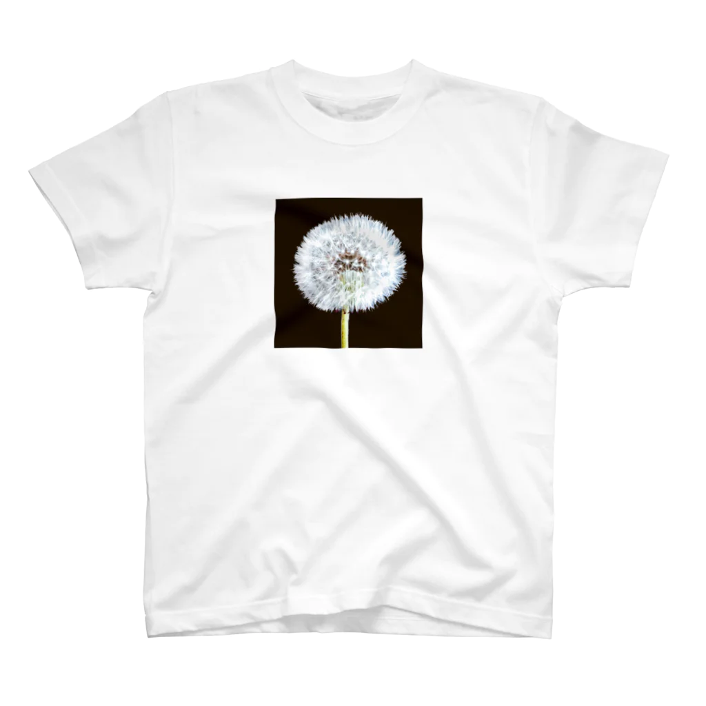 po_ta_mosのタンポポ　「植物の肖像画」シリーズ Regular Fit T-Shirt