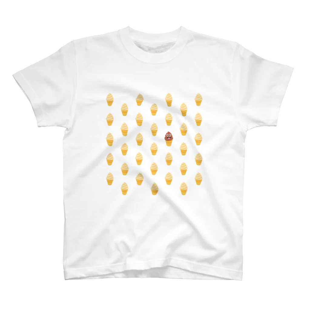 EMOJITOKYOの💩 絵文字 うんちをさがせ🍦 スタンダードTシャツ