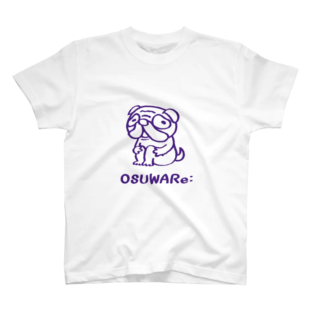 OSUWARe:のパグさん Regular Fit T-Shirt