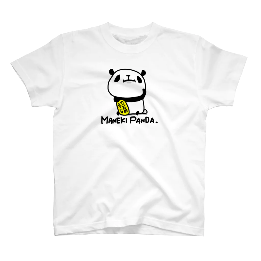 NEKOZE PANDAのまねきパンダ Regular Fit T-Shirt