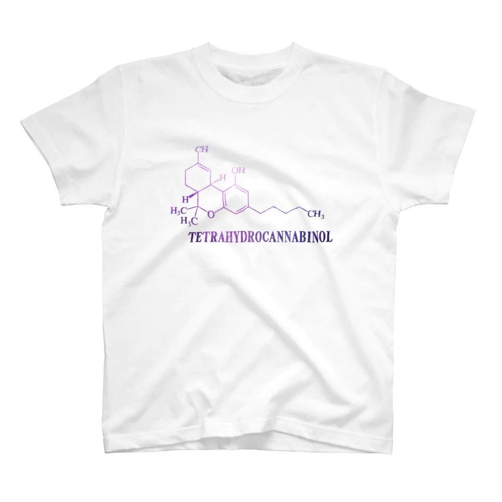 有限会社　√65の【Tetrahydrocannabinol】 Regular Fit T-Shirt