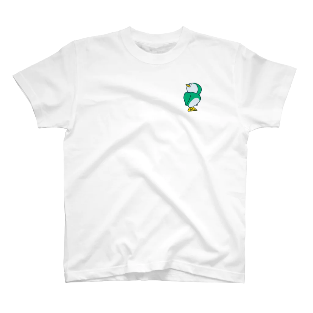 たにまちのとりペンギン Regular Fit T-Shirt