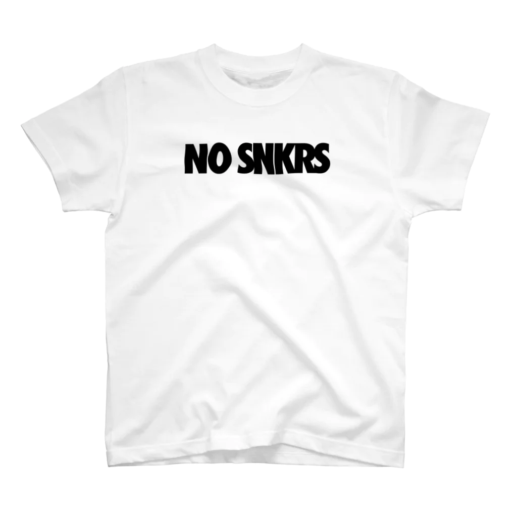 NO SNEAKERS SHOPのNO SNKRS  [+バックプリント] スタンダードTシャツ