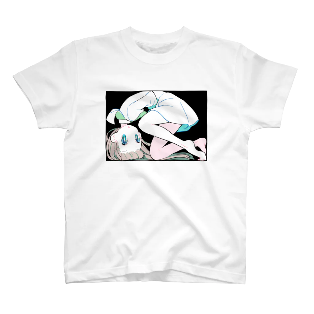 のびのびの長方形と女の子 Regular Fit T-Shirt