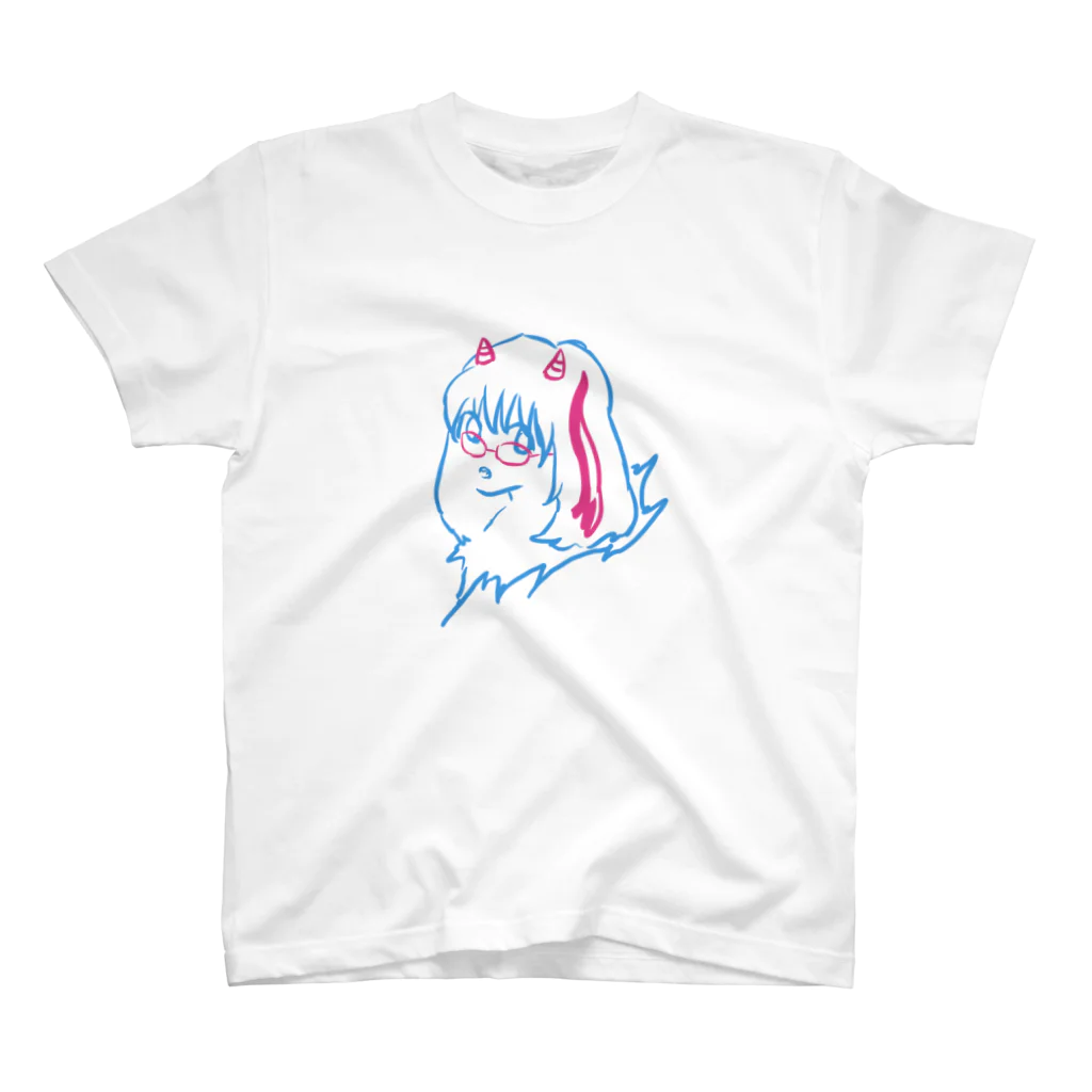 へびもぐらストアーのOni子ちゃん スタンダードTシャツ