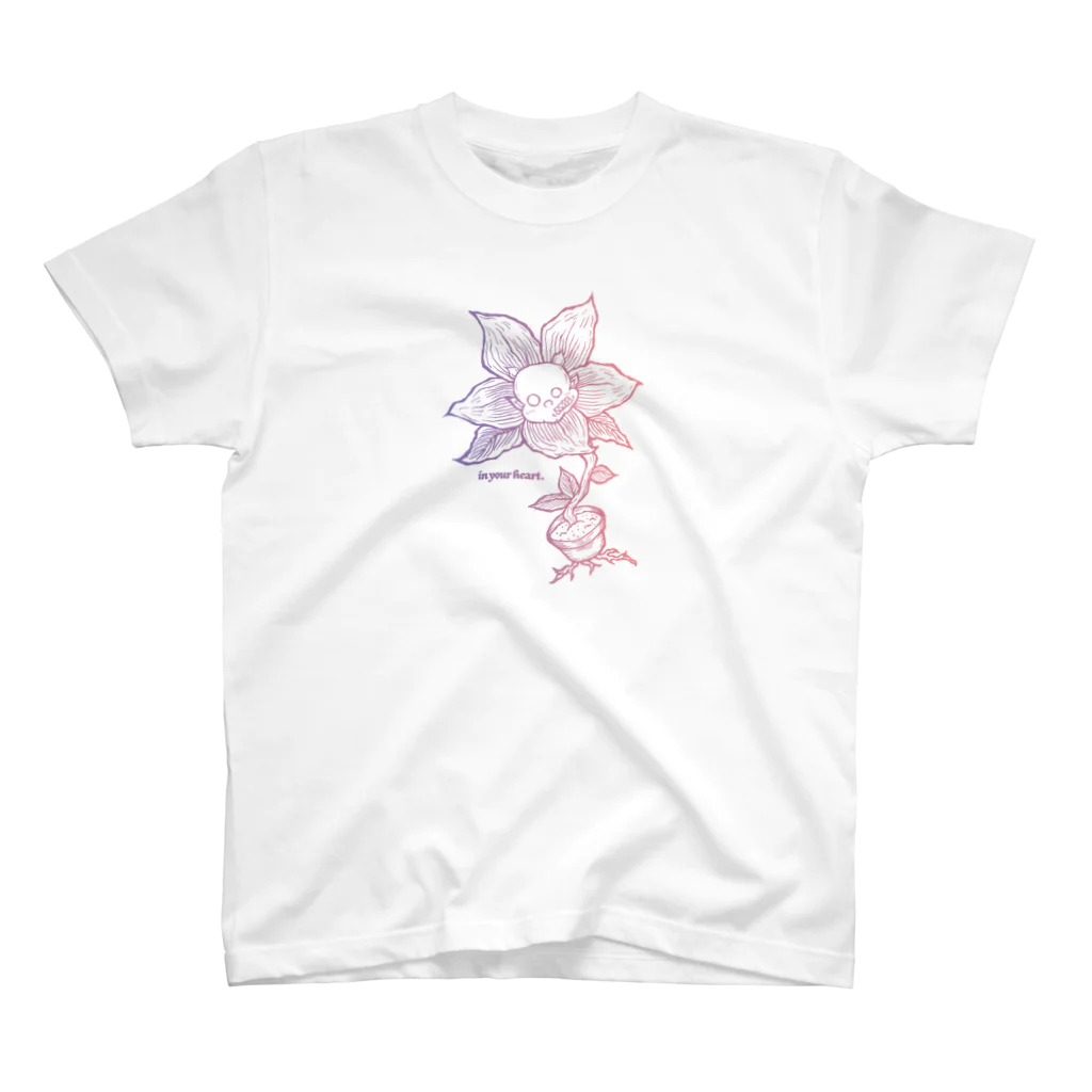 KENNY a.k.a. Neks1の"in your heart." purplepink Regular Fit T-Shirt