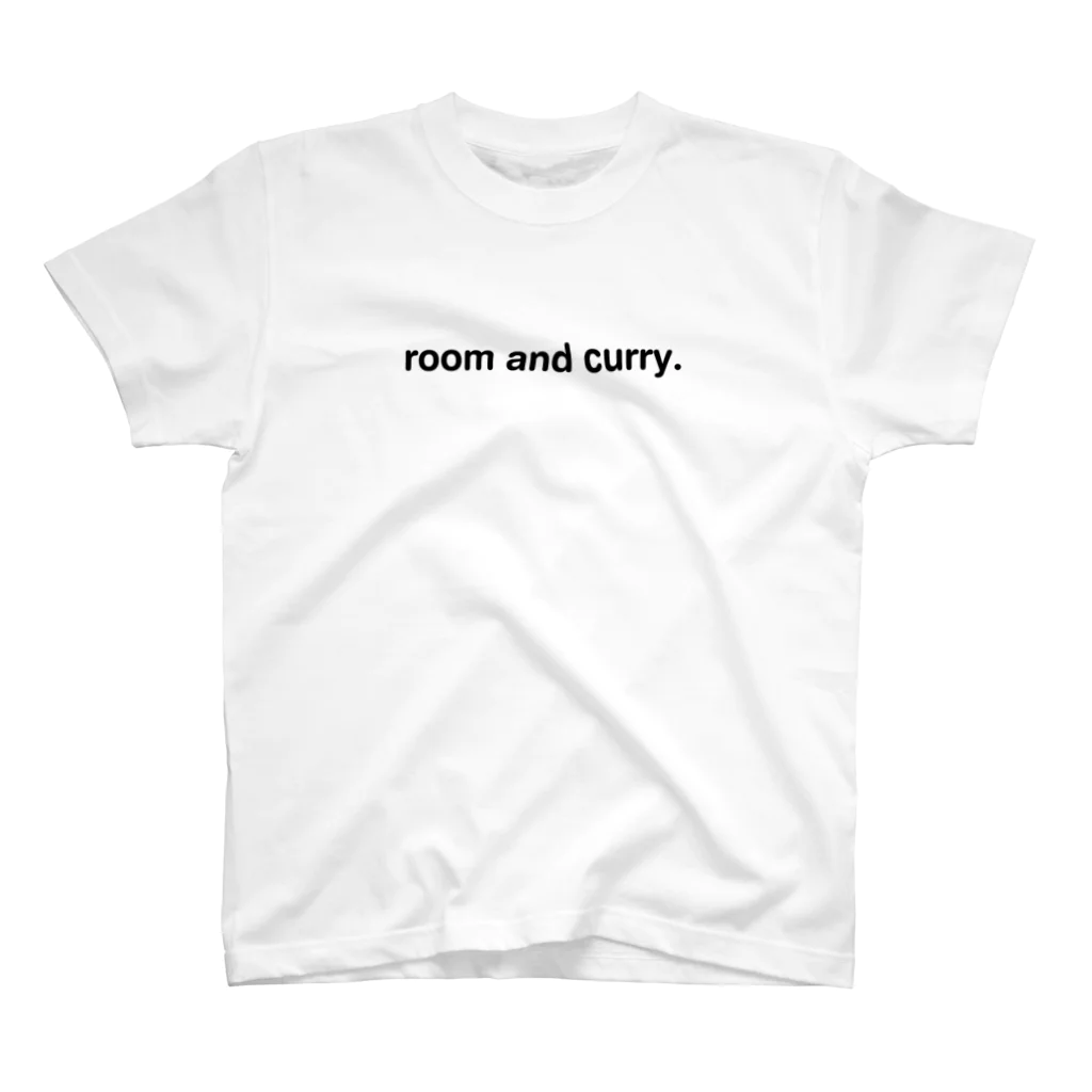 room and room.のroom and curry. T 黒 スタンダードTシャツ