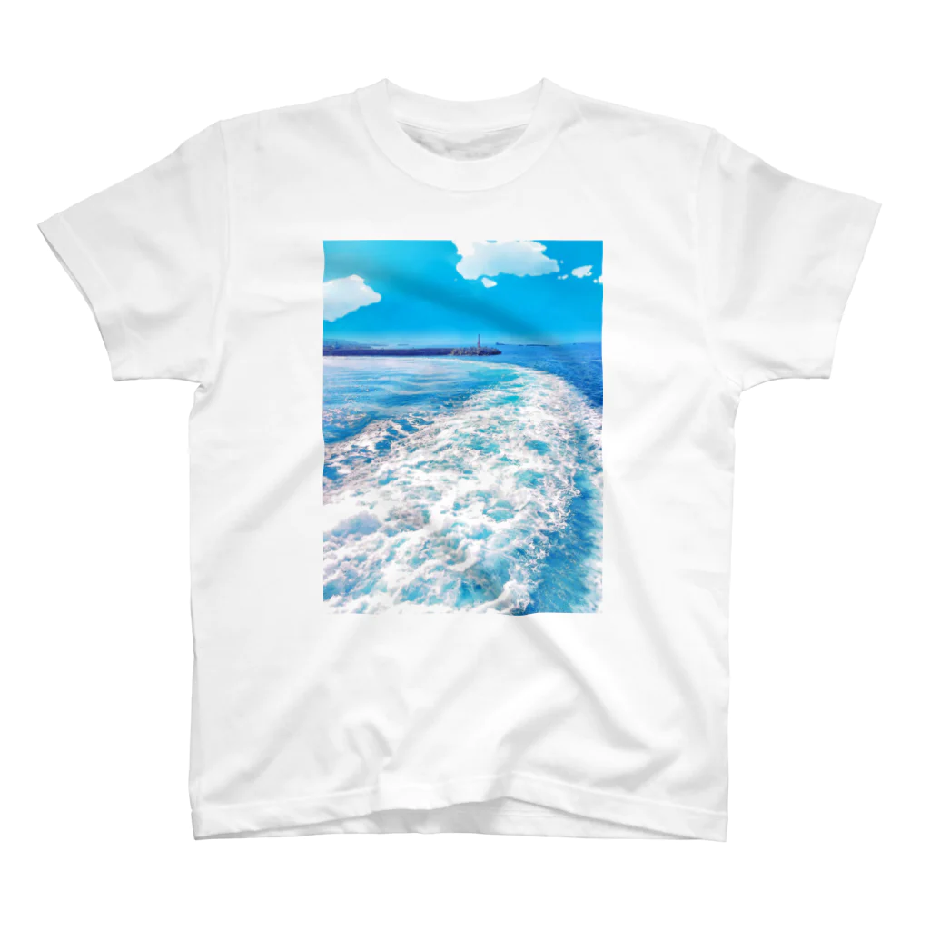 Square Code ProductsのA photo of the ocean スタンダードTシャツ