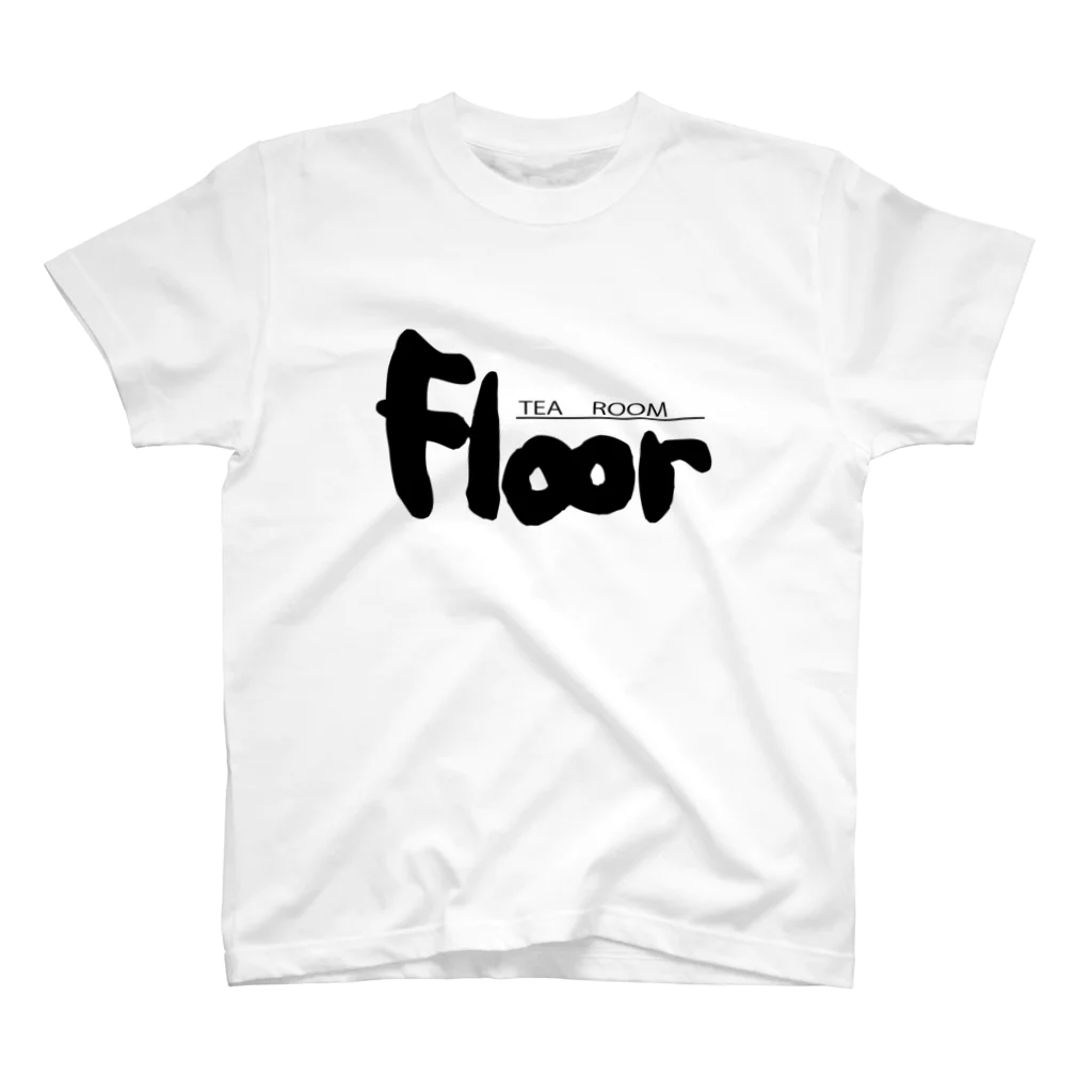 FloorのFloor 黒文字 Regular Fit T-Shirt