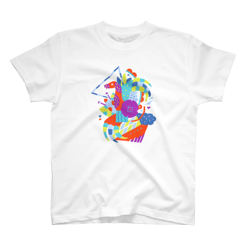 tsuchのcomposition:テリジノサウルス スタンダードTシャツ