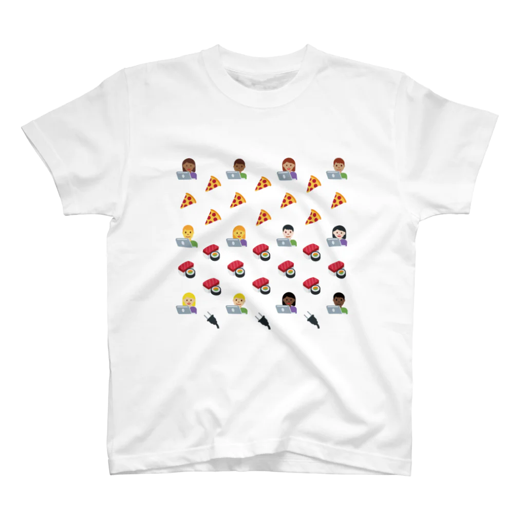 EMOJITOKYOの👨‍💻 絵文字 ミートアップ 👩‍💻 スタンダードTシャツ