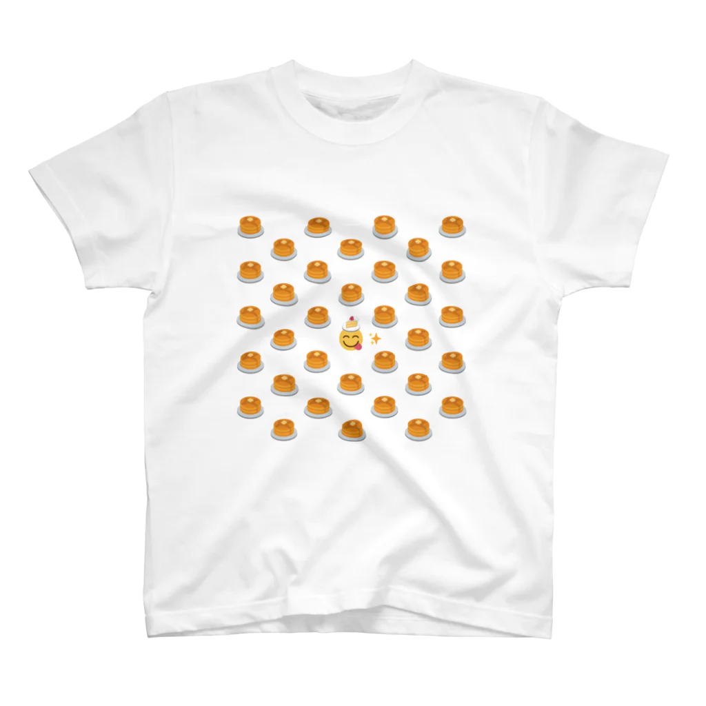 EMOJITOKYOの🥞 絵文字 パンケーキ食べたい 🍰 Regular Fit T-Shirt