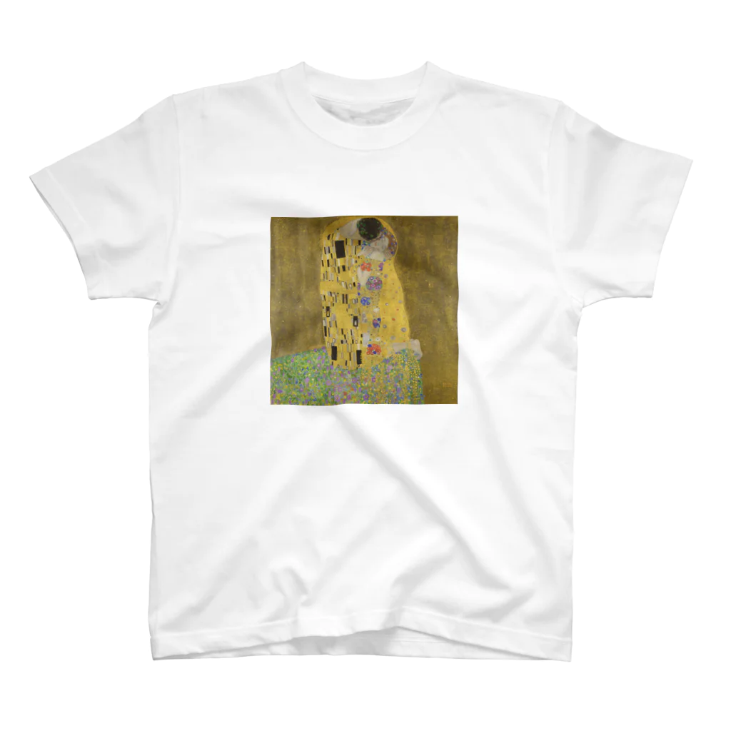 Art Baseの接吻 / グスタフ・クリムト(The Kiss 1908) Regular Fit T-Shirt