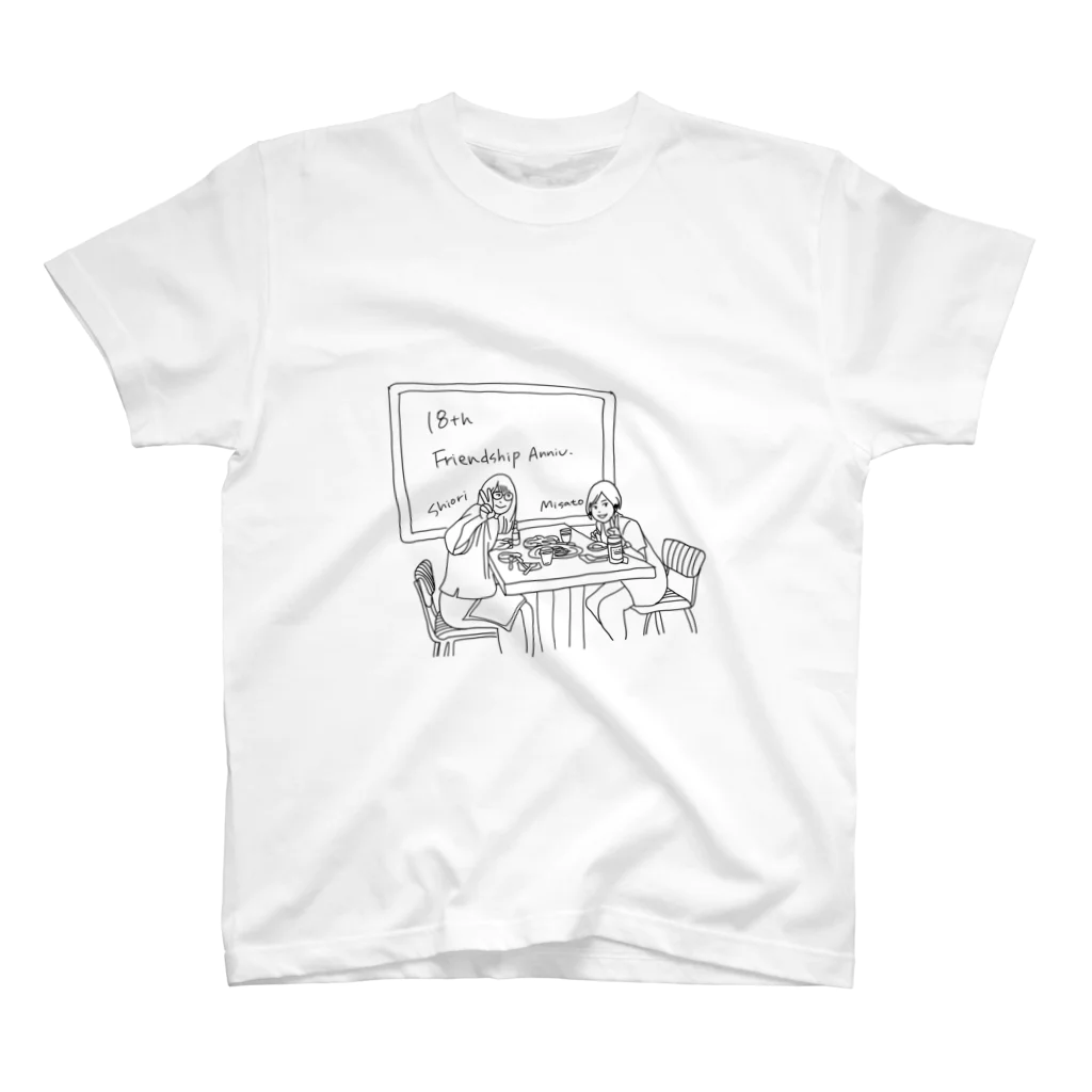 ミシン王の18周年T シャツ 黒用 スタンダードTシャツ