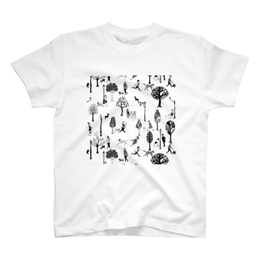 hilo tomula トムラ ヒロのThe Doggone Dog Is Mine パターン スタンダードTシャツ