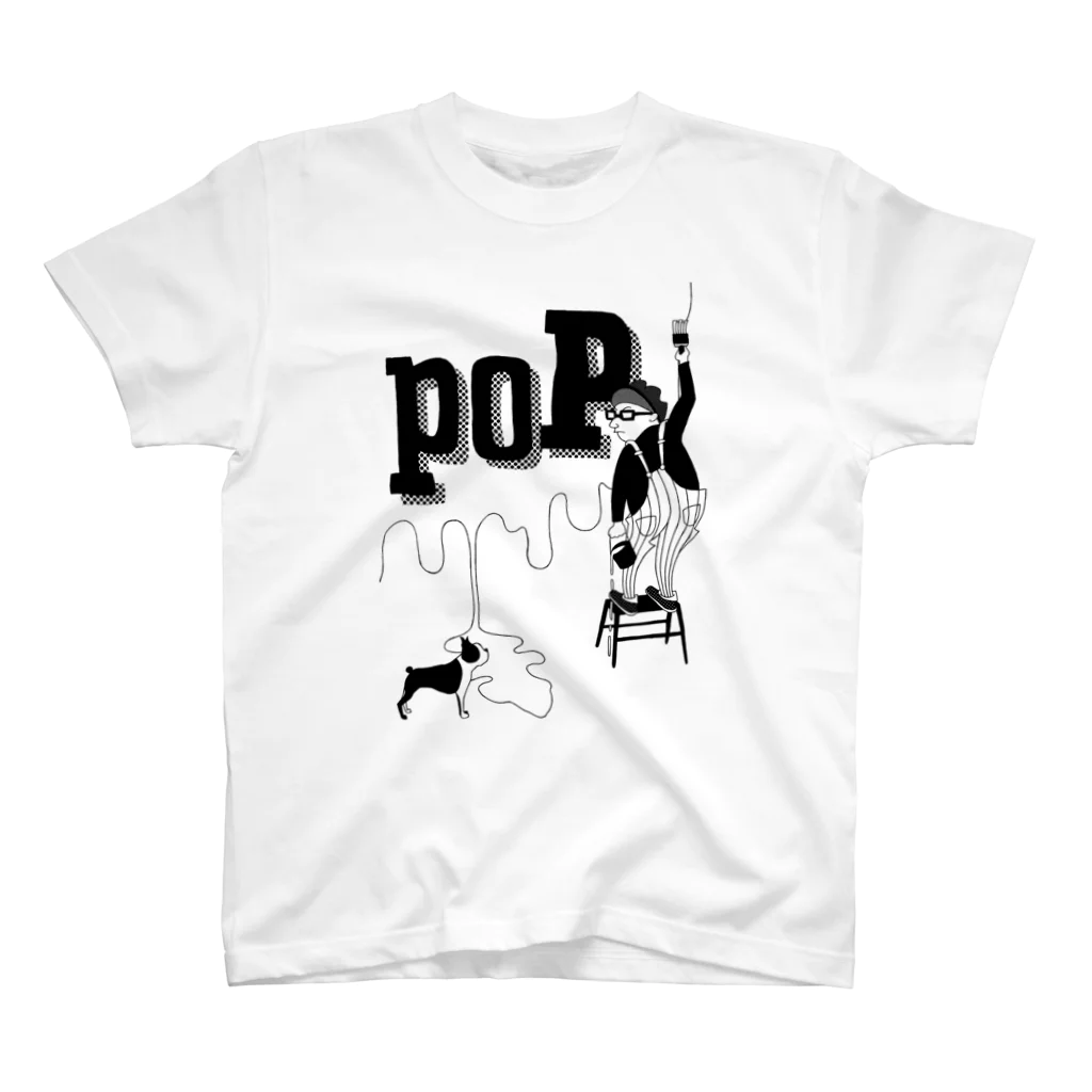 hilo tomula トムラ ヒロのPaint It POP スタンダードTシャツ