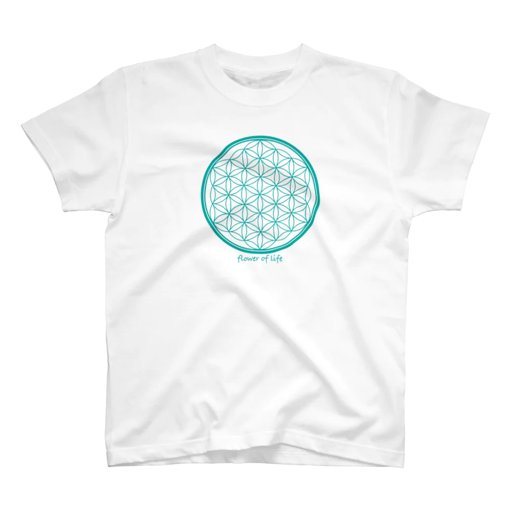 Botan Riceのflower of life A Regular Fit T-Shirt