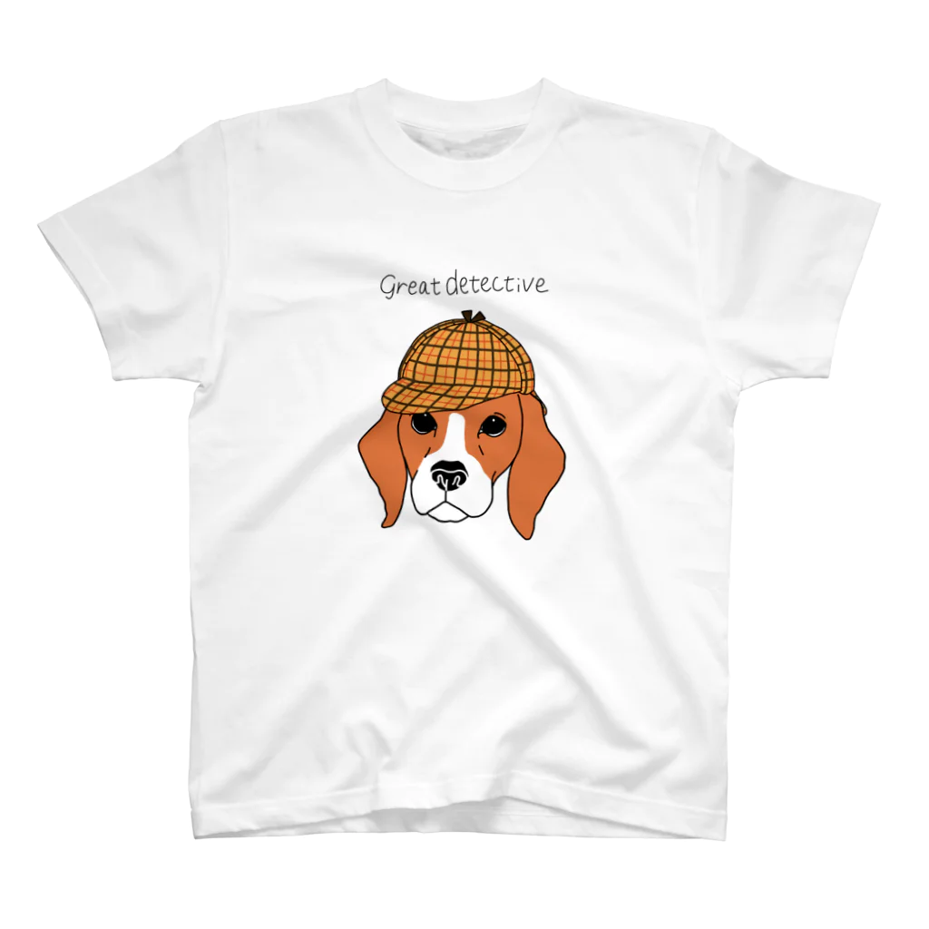 はねまる ショップのgreat  detective beagle スタンダードTシャツ