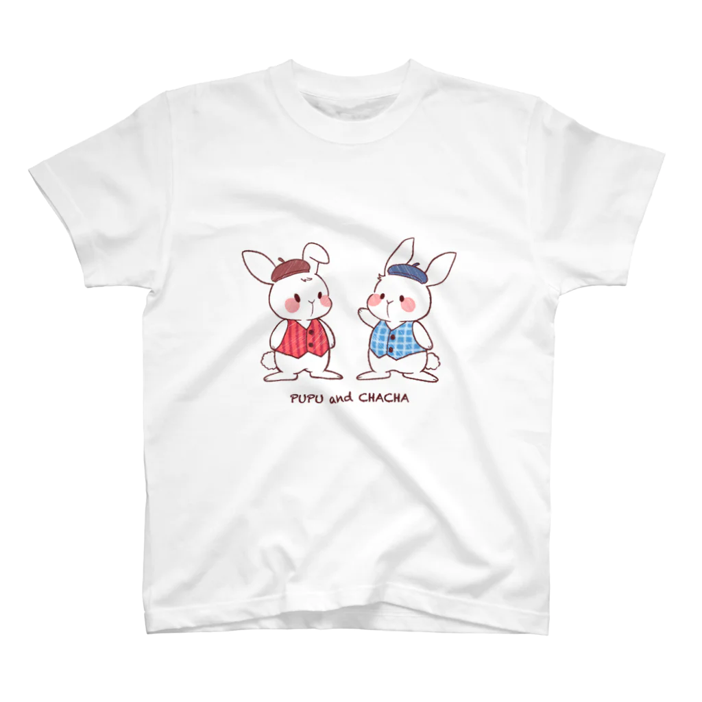 PuPu_and_ChaChaのププとチャチャ スタンダードTシャツ