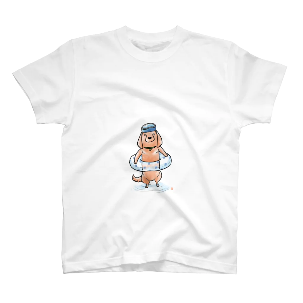 真希ナルセ（マキナル）の浮き輪ダックス Regular Fit T-Shirt