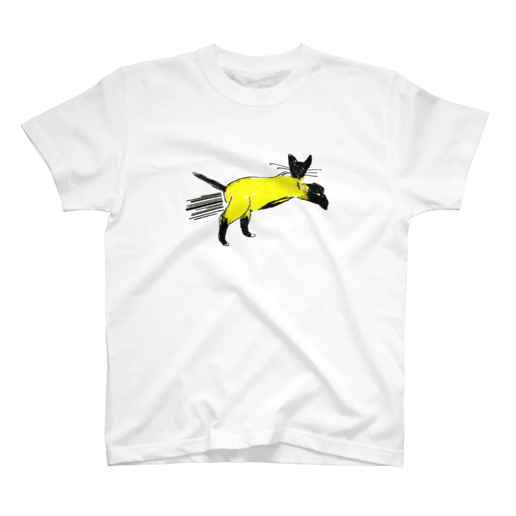 horimotoxxyukiのflying cat Regular Fit T-Shirt