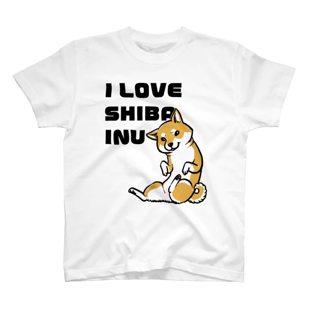 真希ナルセ（マキナル）のI LOVE SHIBAINU スタンダードTシャツ