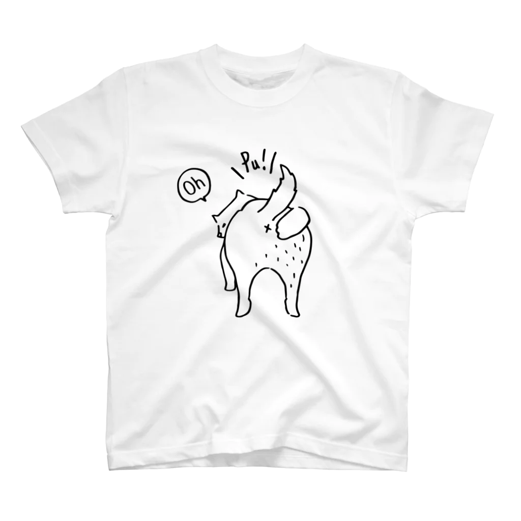 はなときわらうのおなら犬 Regular Fit T-Shirt