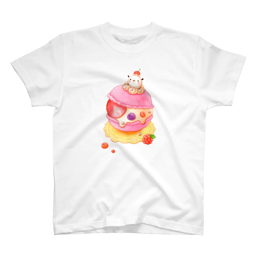 pocoehonのポコポコマカロン スタンダードTシャツ