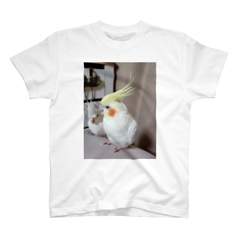 okame-okameのオカメインコの鼻とYU-KI Regular Fit T-Shirt