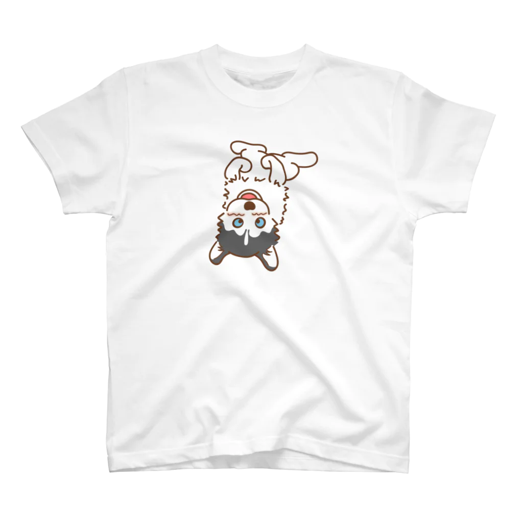  HUS×HUSのヘソウー スタンダードTシャツ