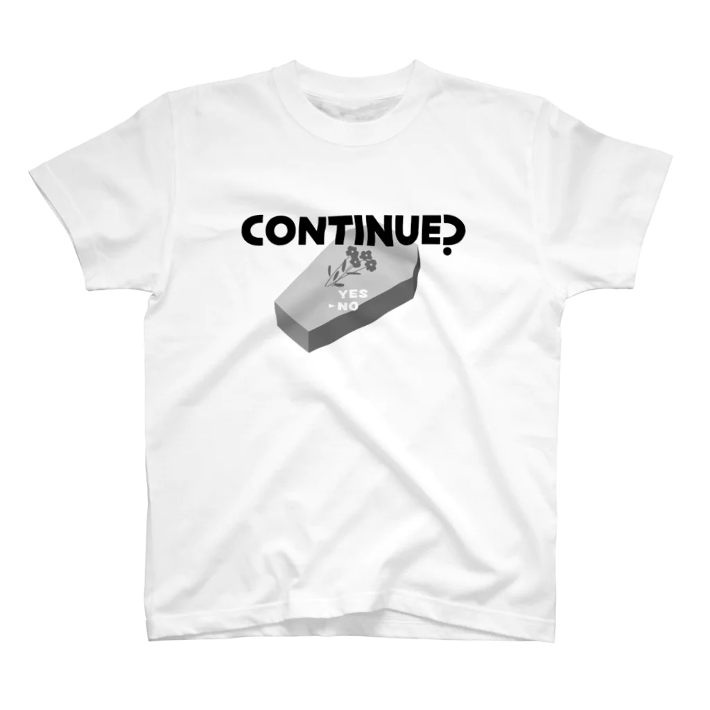 ねこぜもんのCONTINUE？(Type A) Regular Fit T-Shirt